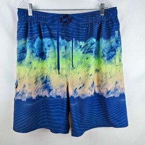 U.S. Apperal Diffuser Swim Trunks Men's  2XL Pockets Beach Surf Vacation Cruise